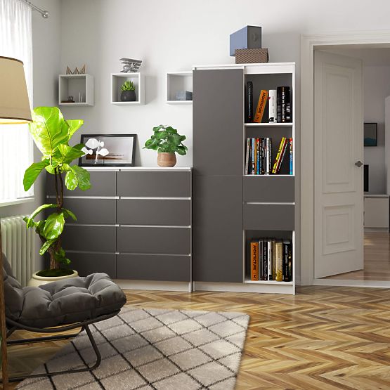 REGAL R15 R80 1D 2SZ CLP PK WEISS / GRAU