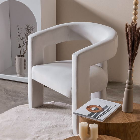 Relax-Sessel Lory, Samt, hellbeige