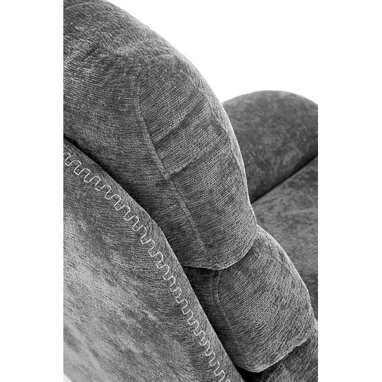 Relaxsessel DARIO mit Fußhocker und Schaukel-Funktion, grau (1p=1Stk)