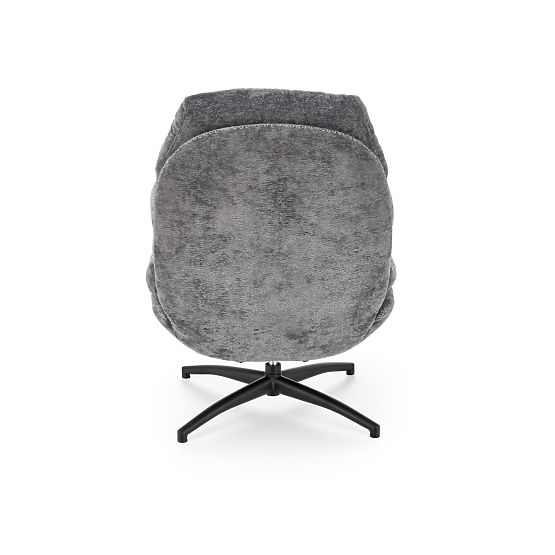 Relaxsessel DARIO mit Fußhocker und Schaukel-Funktion, grau (1p=1Stk)