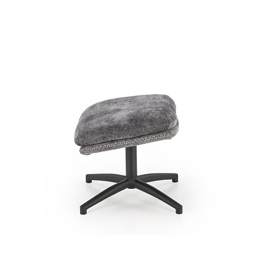 Relaxsessel DARIO mit Fußhocker und Schaukel-Funktion, grau (1p=1Stk)