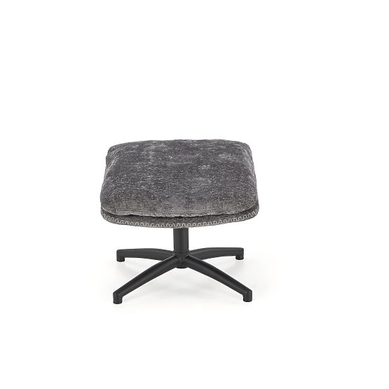Relaxsessel DARIO mit Fußhocker und Schaukel-Funktion, grau (1p=1Stk)