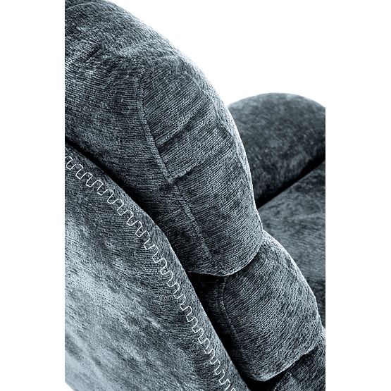 Relaxsessel DARIO mit Fußhocker und Schaukelmechanismus, blau (1p=1Stk)