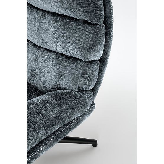 Relaxsessel DARIO mit Fußhocker und Schaukelmechanismus, blau (1p=1Stk)
