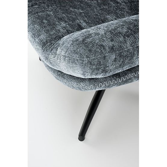 Relaxsessel DARIO mit Fußhocker und Schaukelmechanismus, blau (1p=1Stk)