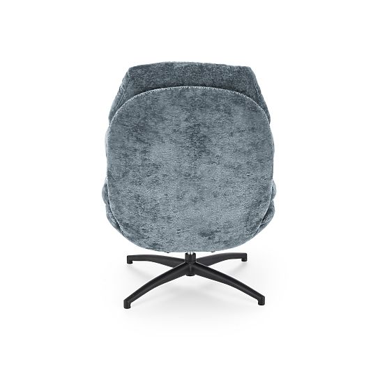Relaxsessel DARIO mit Fußhocker und Schaukelmechanismus, blau (1p=1Stk)