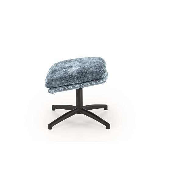 Relaxsessel DARIO mit Fußhocker und Schaukelmechanismus, blau (1p=1Stk)