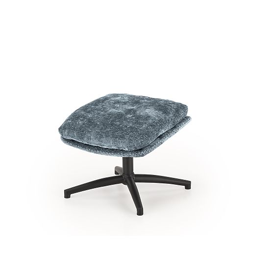 Relaxsessel DARIO mit Fußhocker und Schaukelmechanismus, blau (1p=1Stk)