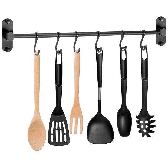 Reling für Küche und Bad SIVAS schwarz