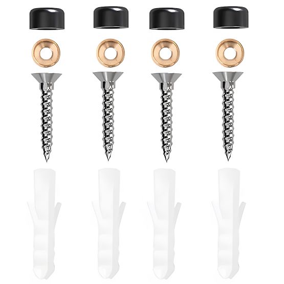 Reling für Küche und Bad SIVAS schwarz