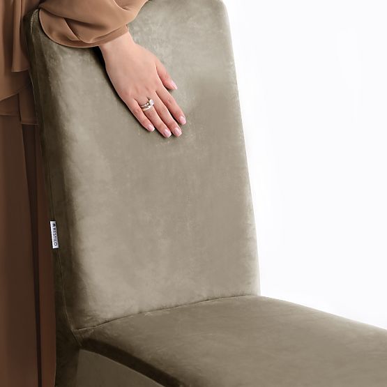 RESTILO Sofabezug SENTO Farbe Beige glatter klassischer Stil