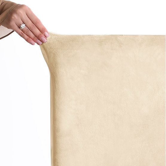 RESTILO Sofabezug SENTO Farbe Hellbeige glatter klassischer Stil