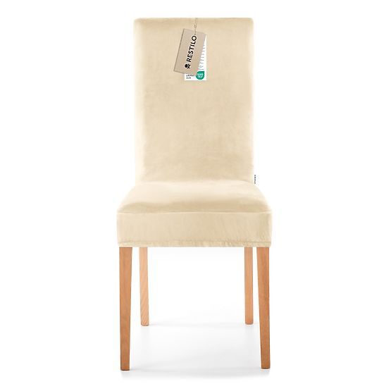 RESTILO Sofabezug SENTO Farbe Hellbeige glatter klassischer Stil