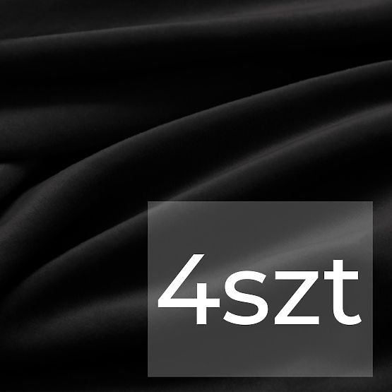 RESTILO Sofabezug SENTO Farbe Schwarz glatter klassischer Stil