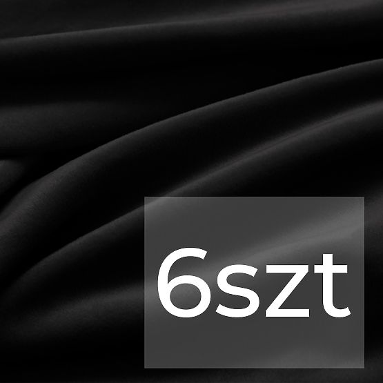 RESTILO Sofabezug SENTO schwarz glatt klassischer Stil