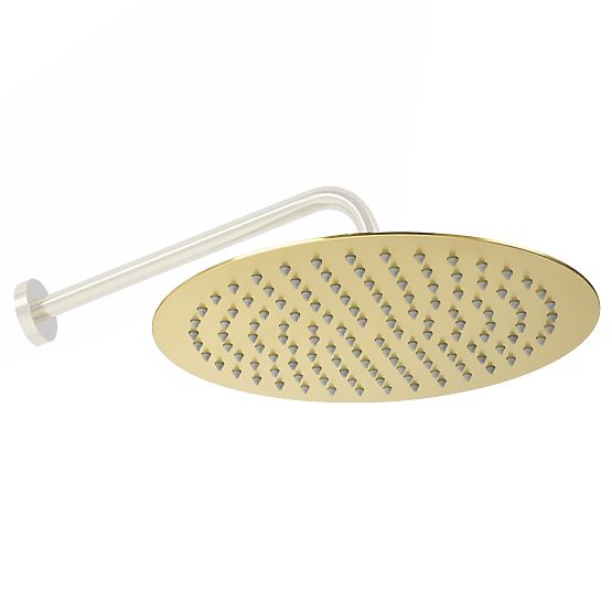 Runde Duschkopf Rea 25cm Gold