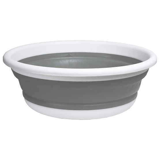 Runde Schüssel 37 cm weiß-grau ELBA COMPACT 9 Liter