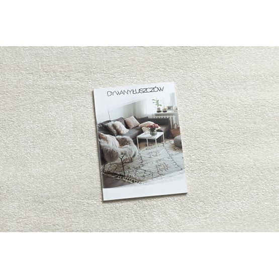 Runder Teppich SOFTY Einheitlich, Einfarbig, Creme