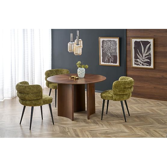 Runder Tisch CALDO, Walnuss (2p=1Stk)