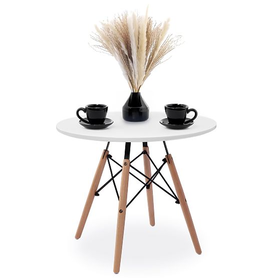 Runder Tisch PARIS DTW 60 cm weiß