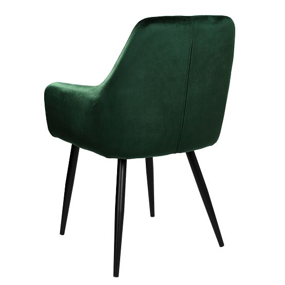 Samtstuhl ATLANTA VELVET dunkelgrün