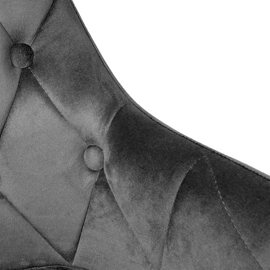 Samtstuhl ATLANTA VELVET graphit