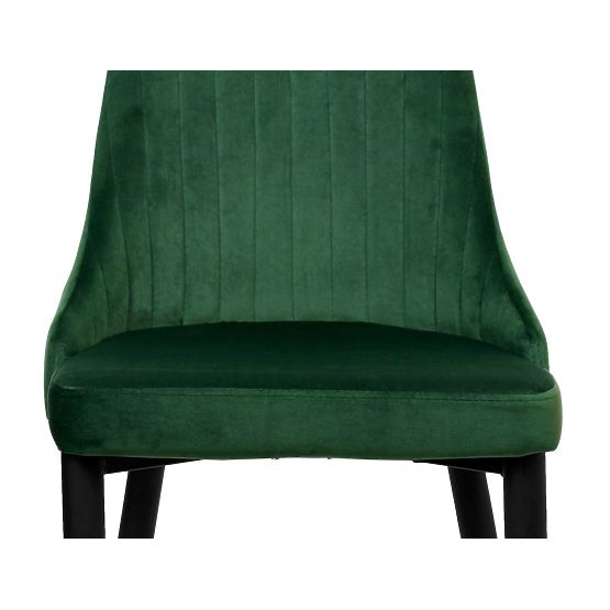 Samtstuhl LORIENT VELVET dunkelgrün