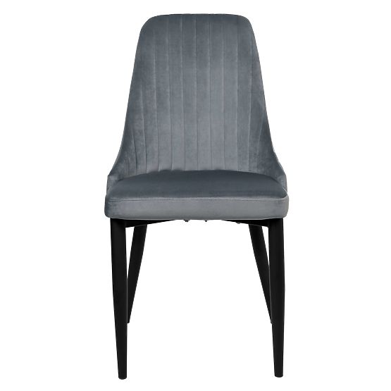 Samtstuhl LORIENT VELVET graphit