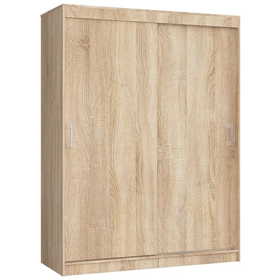 SCHIEBETÜR-SCHRANK 150 cm CLP MONO EICHE SONOMA