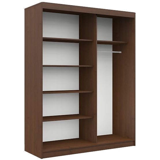 SCHIEBETÜR-SCHRANK 150cm CLP WENGE
