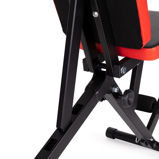 Schräge Hantelbank mit verstellbarer Rückenlehne