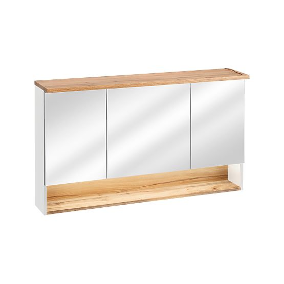Schrank mit Spiegel 120 cm 3 Türen