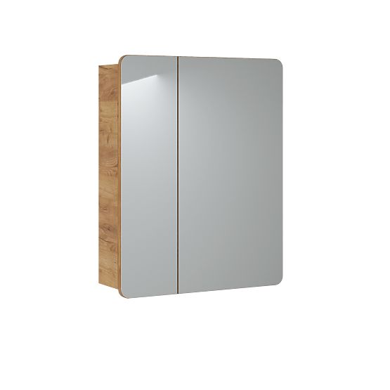 Schrank mit Spiegel 60cm 2 Türen
