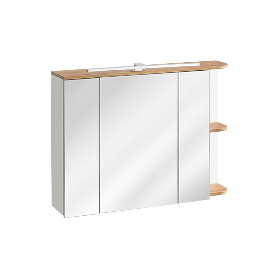 Schrank mit Spiegel 90cm 3 Türen
