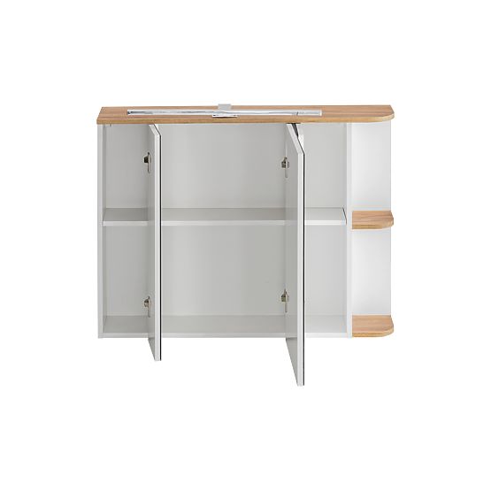 Schrank mit Spiegel 90cm 3 Türen