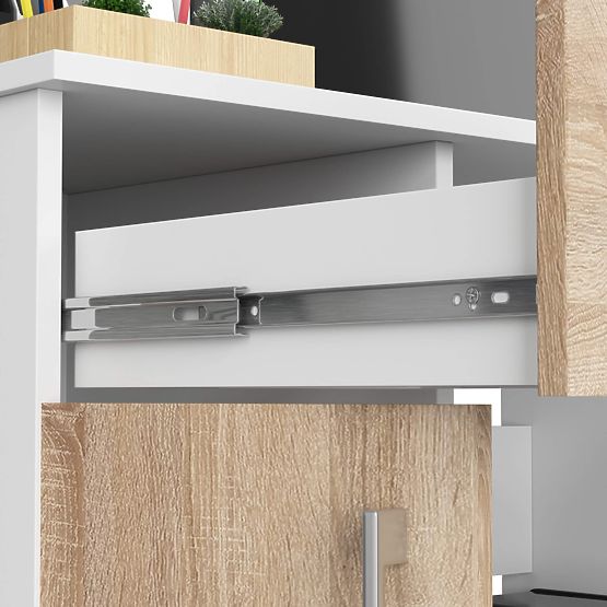 SCHREIBTISCH JAY PK WEIß / SONOMA