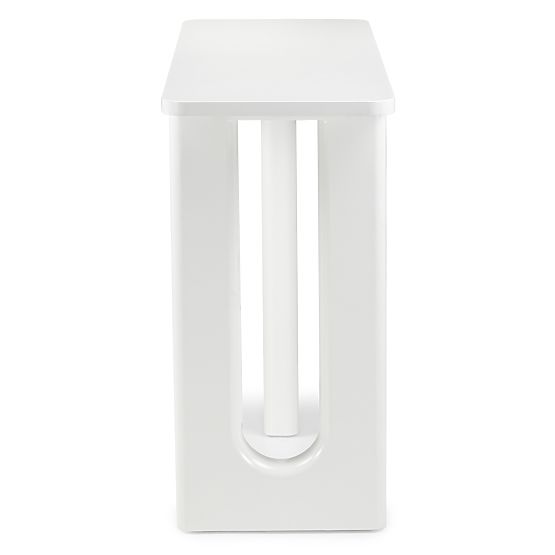 Schreibtisch/Konsole Lichi 120 cm, weiß, Bögen