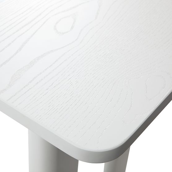 Schreibtisch/Konsole Lichi 120 cm, weiß, Bögen