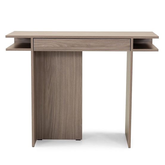 Schreibtisch/Konsole mit Schublade Kanso, Perleiche