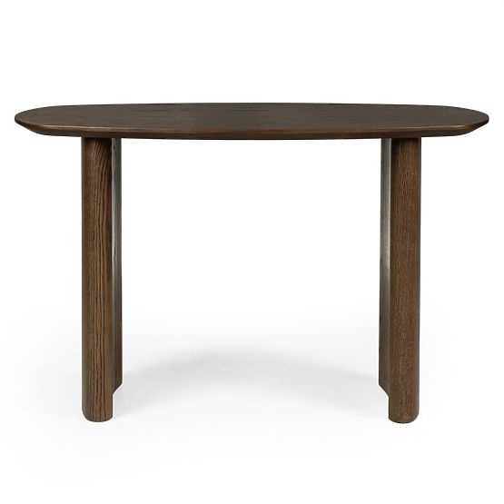 Schreibtisch/Konsole Oriento 120 cm, dunkle Eiche