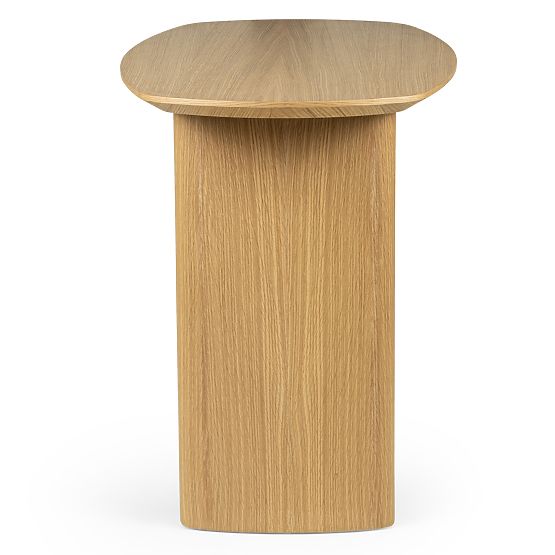 Schreibtisch/Konsole Oriento 120 cm, natürliche Eichenfurnier