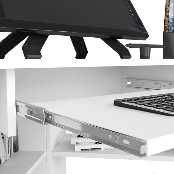 SCHREIBTISCH TED PK WEISS