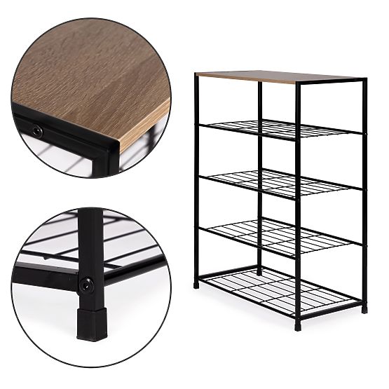 Schuhschrank Regal Holzständer LOFT