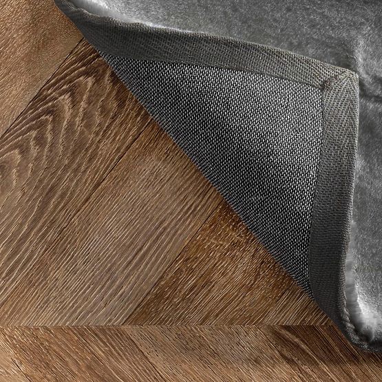 Seidenteppich Rabbit - Dunkelgrau