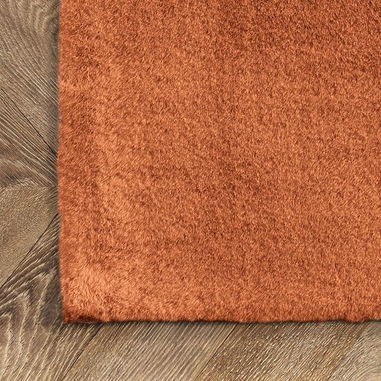 Seidenteppich Rabbit - Ziegelrot