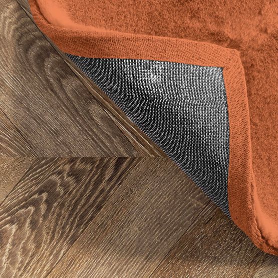 Seidenteppich Rabbit - Ziegelrot