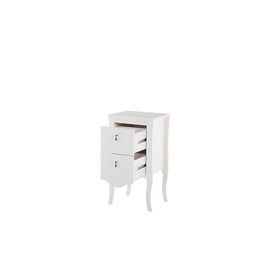 Seitenschrank 45 cm 2 Schubladen