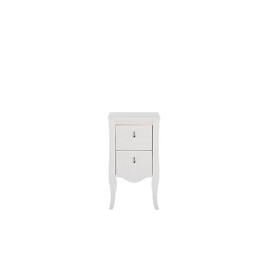 Seitenschrank 45 cm 2 Schubladen