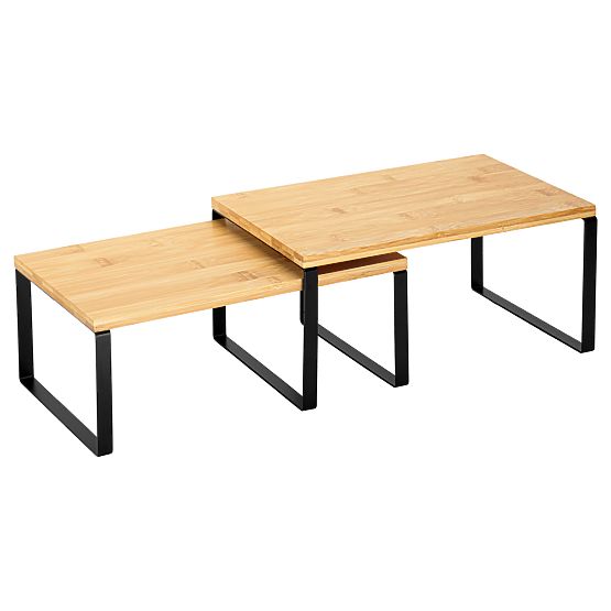 Set aus 2 Bambusregalen GINGER