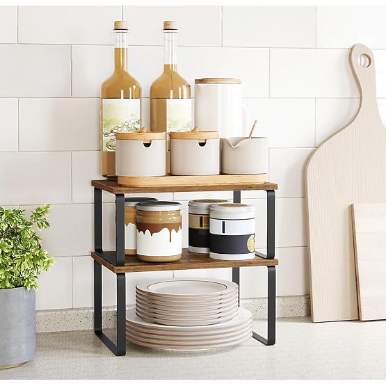 Set aus 2 Bambusregalen GINGER RUSTIC